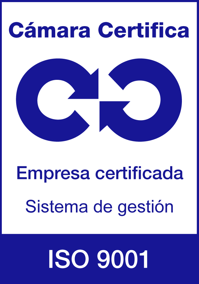 Empresa certificada ISO 9001 — Cámara Certifica